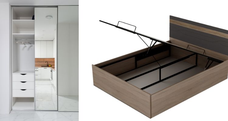 Wardrobe Storage, Bed storage ideas