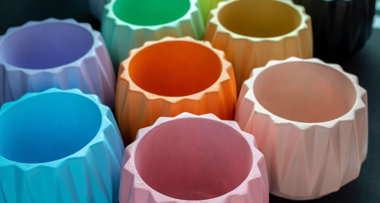 colorfull planters